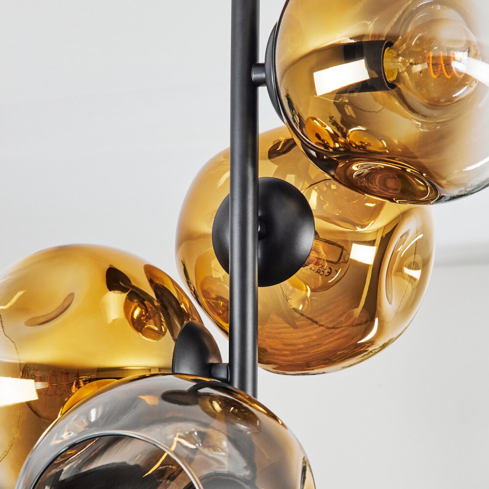 Ripoll Plafondlamp, Kogellampje Goud, Duidelijk, 4-lichts