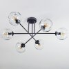Ripoll Plafondlamp, Kogellampje Duidelijk, 6-lichts