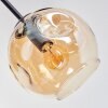 Ripoll Plafondlamp, Kogellampje Amber, 6-lichts