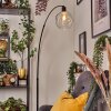 Ripoll Kogellampje, Staande lamp, Booglampen Zwart, 1-licht