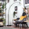 Ripoll Kogellampje, Staande lamp, Booglampen Zwart, 1-licht