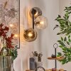 Ripoll Kogellampje, Wandlamp Amber, Duidelijk, Rookkleurig, 3-lichts Ripoll Kogellampje, Wandlamp Amber, Duidelijk, Rookkleurig, 3-lichts