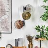 Ripoll Kogellampje, Wandlamp Goud, Duidelijk, Koperkleurig, Rookkleurig, 3-lichts
