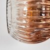 Ripoll Kogellampje, Wandlamp Goud, Duidelijk, Koperkleurig, Rookkleurig, 3-lichts
