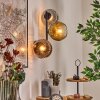 Ripoll Kogellampje, Wandlamp Goud, Duidelijk, Koperkleurig, Rookkleurig, 3-lichts