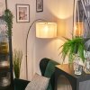 Bassagoda Staande lamp Nikkel mat, Zwart, 1-licht