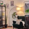 Bassagoda Staande lamp Nikkel mat, Zwart, 1-licht