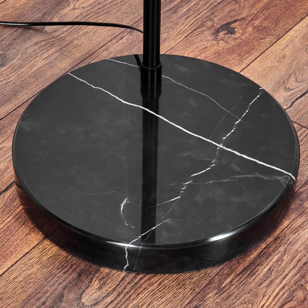 Ripoll Kogellampje, Staande lamp Zwart, 1-licht