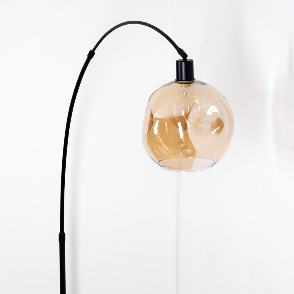 Ripoll Kogellampje, Staande lamp Zwart, 1-licht