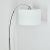 Soungou Staande lamp Chroom, Zwart, 1-licht