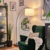 Soungou Staande lamp Chroom, Zwart, 1-licht