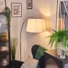 Bassagoda Staande lamp Chroom, Zwart, 1-licht