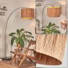 Granja Staande lamp Nikkel mat, Zwart, 1-licht