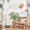 Granja Staande lamp Nikkel mat, Zwart, 1-licht