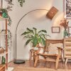 Granja Staande lamp Nikkel mat, Zwart, 1-licht