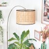 Ramila Staande lamp Nikkel mat, Zwart, 1-licht