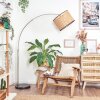 Ramila Staande lamp Nikkel mat, Zwart, 1-licht