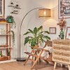 Ramila Staande lamp Nikkel mat, Zwart, 1-licht