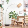 Ramila Staande lamp Nikkel mat, Zwart, 1-licht