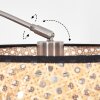 Ramila Staande lamp Nikkel mat, Zwart, 1-licht