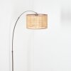 Barcos Staande lamp Nikkel mat, Zwart, 1-licht