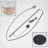 Bongal Staande lamp Nikkel mat, Zwart, 1-licht