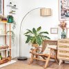 Bongal Staande lamp Nikkel mat, Zwart, 1-licht