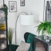Bassagoda Staande lamp Chroom, Zwart, 1-licht