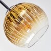 Koyoto Plafondlamp, Kogellampje 78 cm Goud, Duidelijk, 6-lichts