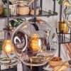 Ripoll Hanglamp, Kogellampje, Hanglamp Amber, Duidelijk, Rookkleurig, 6-lichts