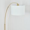 Soungou Staande lamp Messing, Zwart, 1-licht