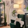 Soungou Staande lamp Messing, Zwart, 1-licht
