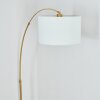 Bassagoda Staande lamp Messing, Zwart, 1-licht