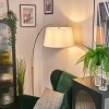 Bassagoda Staande lamp Messing, Zwart, 1-licht