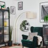 Bassagoda Staande lamp Messing, Zwart, 1-licht