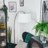 Bassagoda Staande lamp Nikkel mat, Zwart, 1-licht