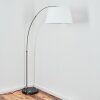 Bassagoda Staande lamp Nikkel mat, Zwart, 1-licht