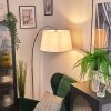 Bassagoda Staande lamp Nikkel mat, Zwart, 1-licht