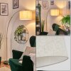 Bassagoda Staande lamp Messing, Zwart, 1-licht