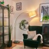 Bassagoda Staande lamp Messing, Zwart, 1-licht