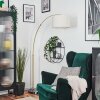 Bassagoda Staande lamp Messing, Zwart, 1-licht