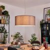 Pilaru Hanglamp, Hanglamp Chroom, Nikkel mat, 1-licht