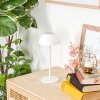 Laken Buiten tafellamp, Badkamerlamp, Tafellamp LED Wit, 1-licht