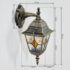 Naofe Wandlamp voor buiten, Wandlamp Goud, Zwart, 1-licht