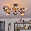 Gastor Plafondlamp, Kogellampje Amber, Duidelijk, Rookkleurig, 8-lichts Gastor Plafondlamp, Kogellampje Amber, Duidelijk, Rookkleurig, 8-lichts