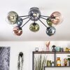 Gastor Plafondlamp, Kogellampje 87 cm Blauw, Groen, Duidelijk, Koperkleurig, 8-lichts