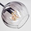 Koyoto Plafondlamp, Kogellampje 78 cm Amber, Duidelijk, Rookkleurig, 6-lichts