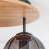 Koyoto Plafondlamp, Kogellampje Natuurlijke kleuren, Zwart, 3-lichts