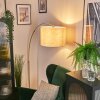 Bassagoda Staande lamp Messing, Zwart, 1-licht