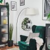 Bassagoda Staande lamp Chroom, Zwart, 1-licht